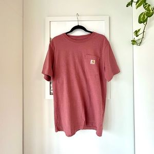 Carhartt Men’s Capsleeve Size Medium Rosewood Heather